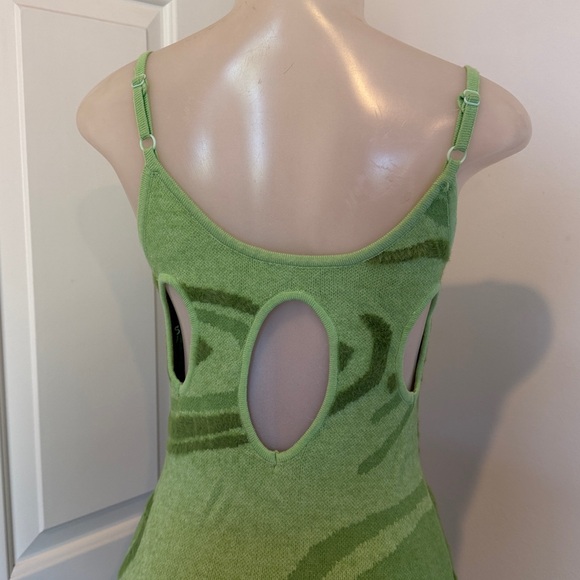 Sunny Hockney Dress Kendall Jenner Green Sunny Dress size Small - Picture 10 of 11